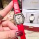 New Copy Cartier Ladies Watch SS Black Leather Band (3)_th.jpg